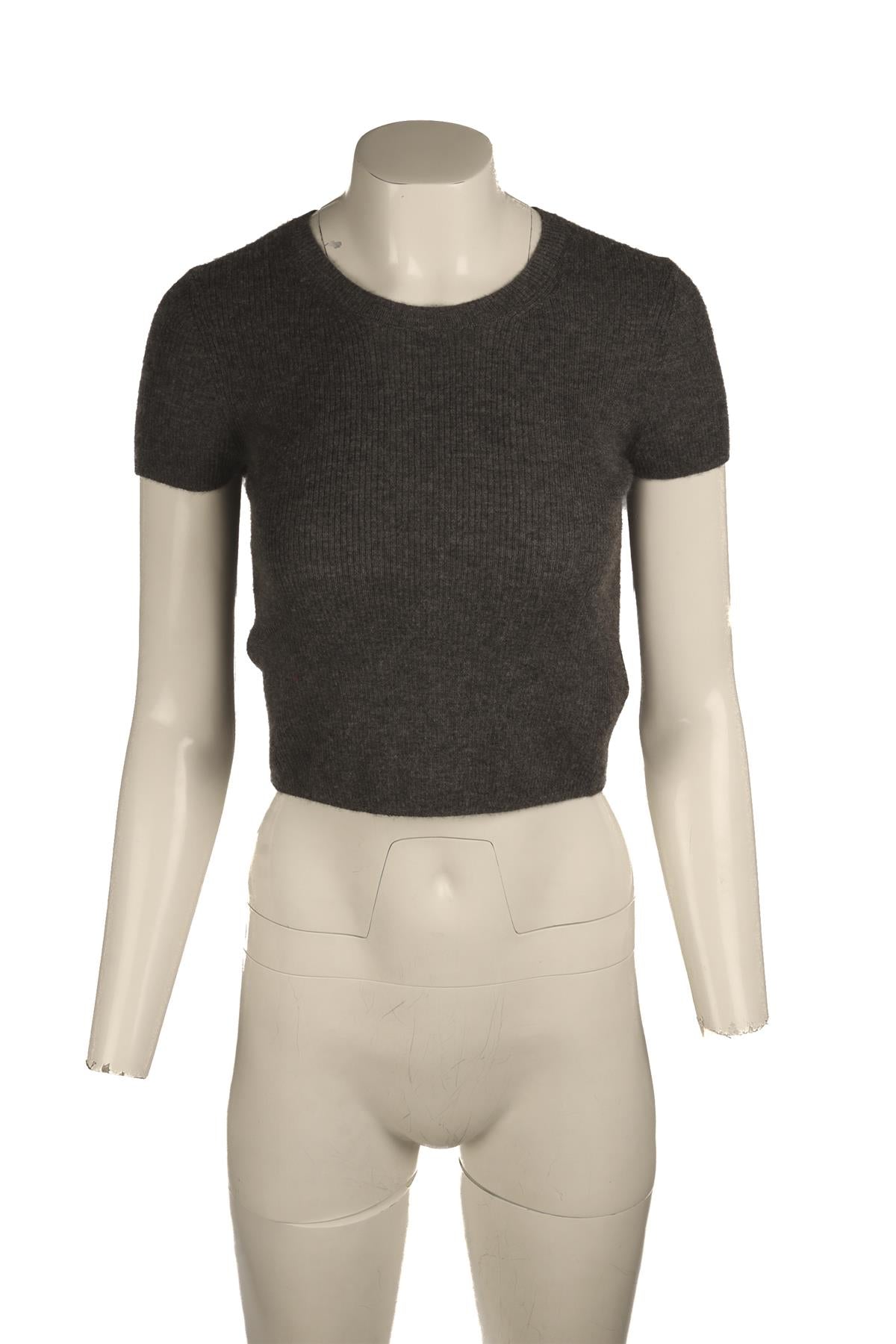 ETERNE GREY CASHMERE TOP XSMALL/SMALL