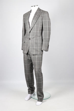 TOM FORD GREY WOOL TWO PIECE SUIT IT 48 UK 38