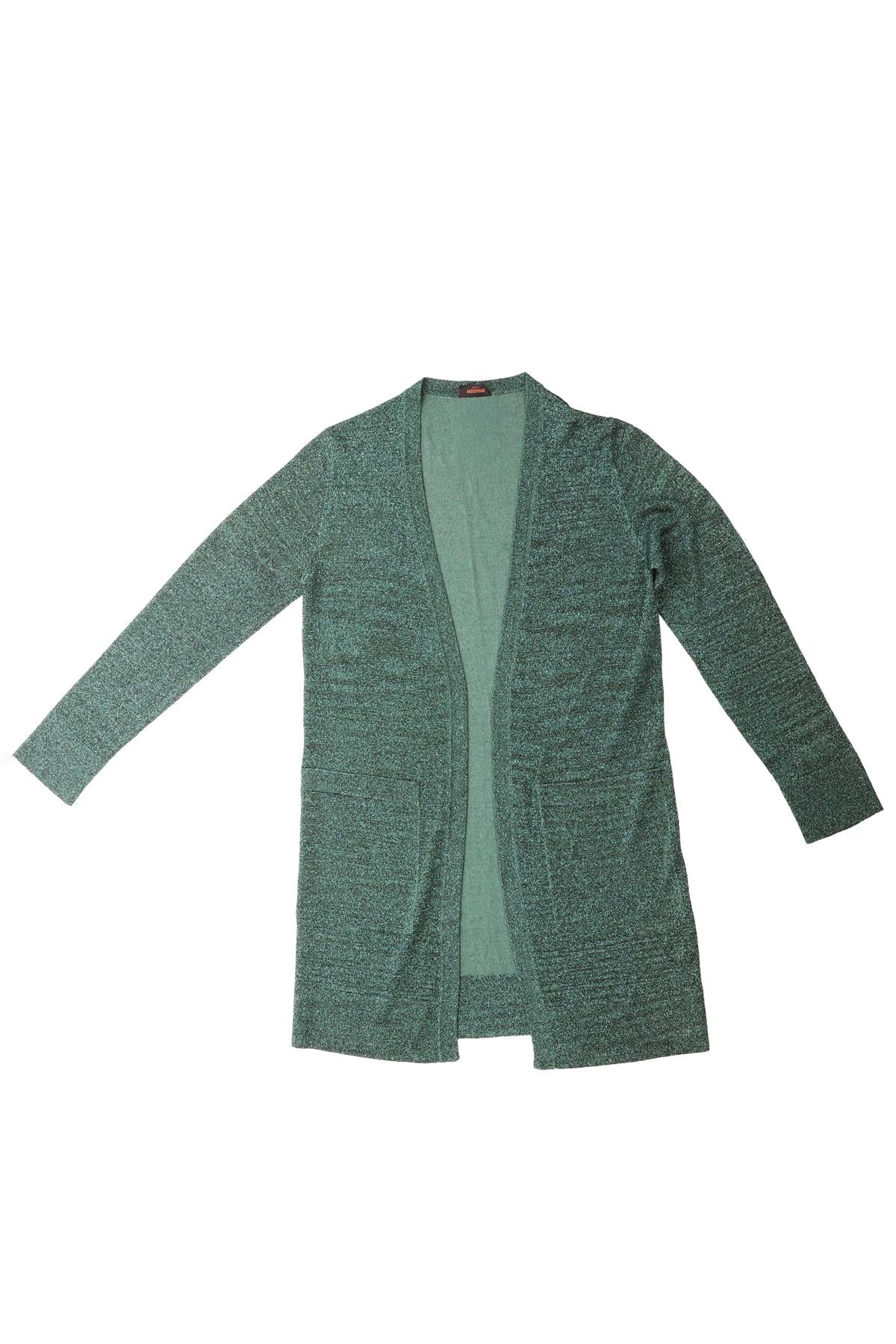 MISSONI GREEN KNIT CARDIGAN IT 40 UK 8