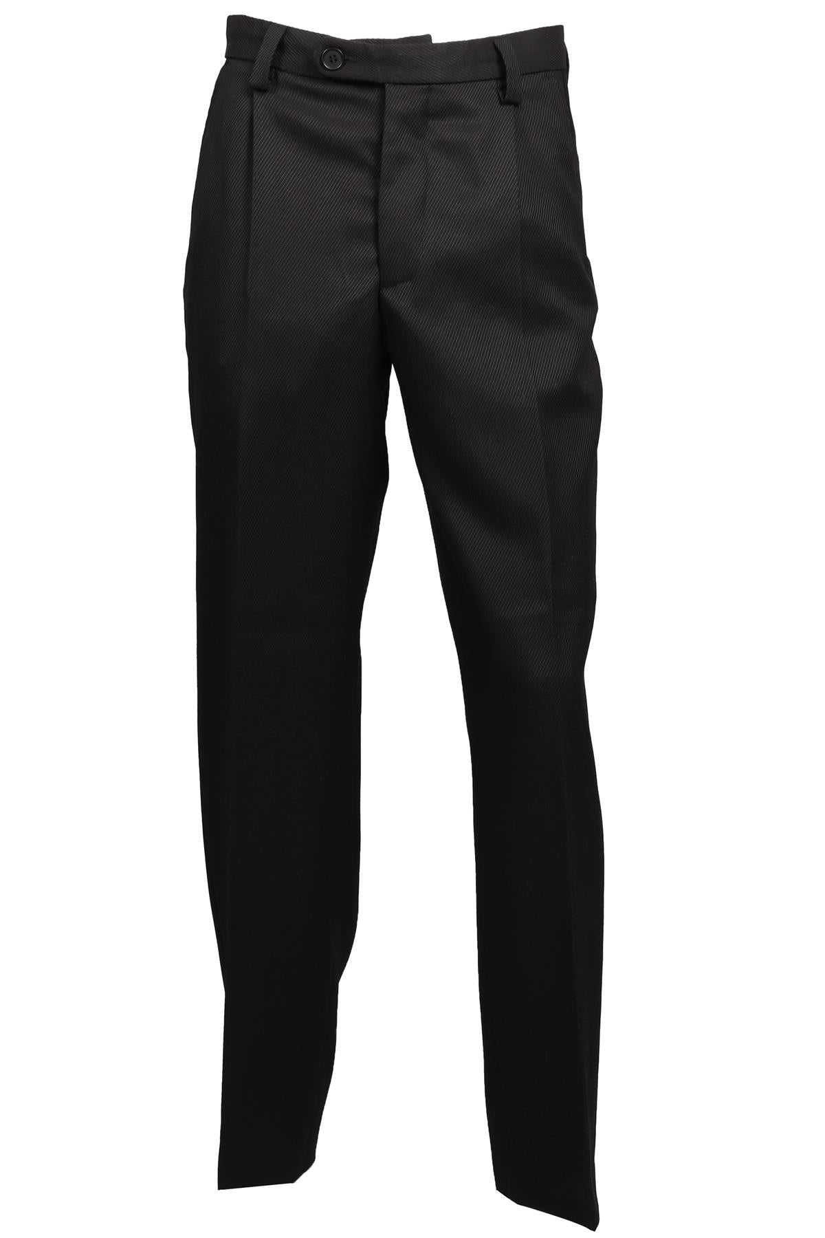 MFPEN BLACK MEN'S WOOL TROUSERS SMALL