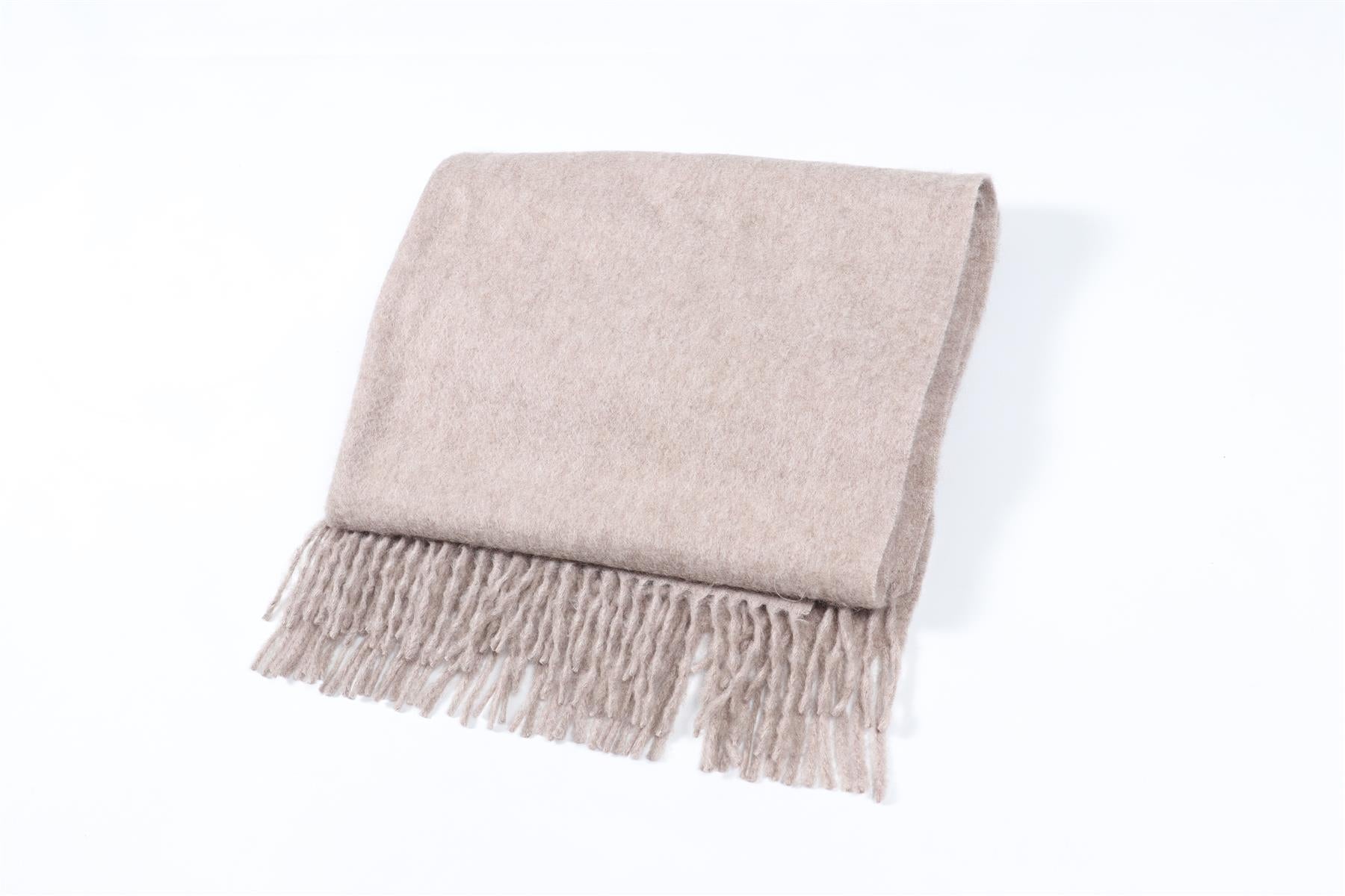 KUJTEN BEIGE CASHMERE SCARF