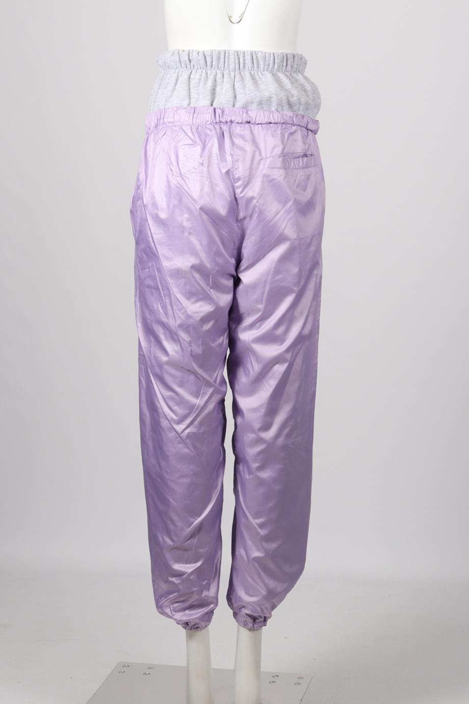 NATASHA ZINKO SHELL AND COTTON PANTS SMALL