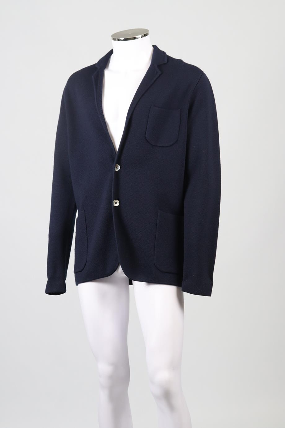 HARDY AMIES MEN'S WOOL BLAZER LARGE