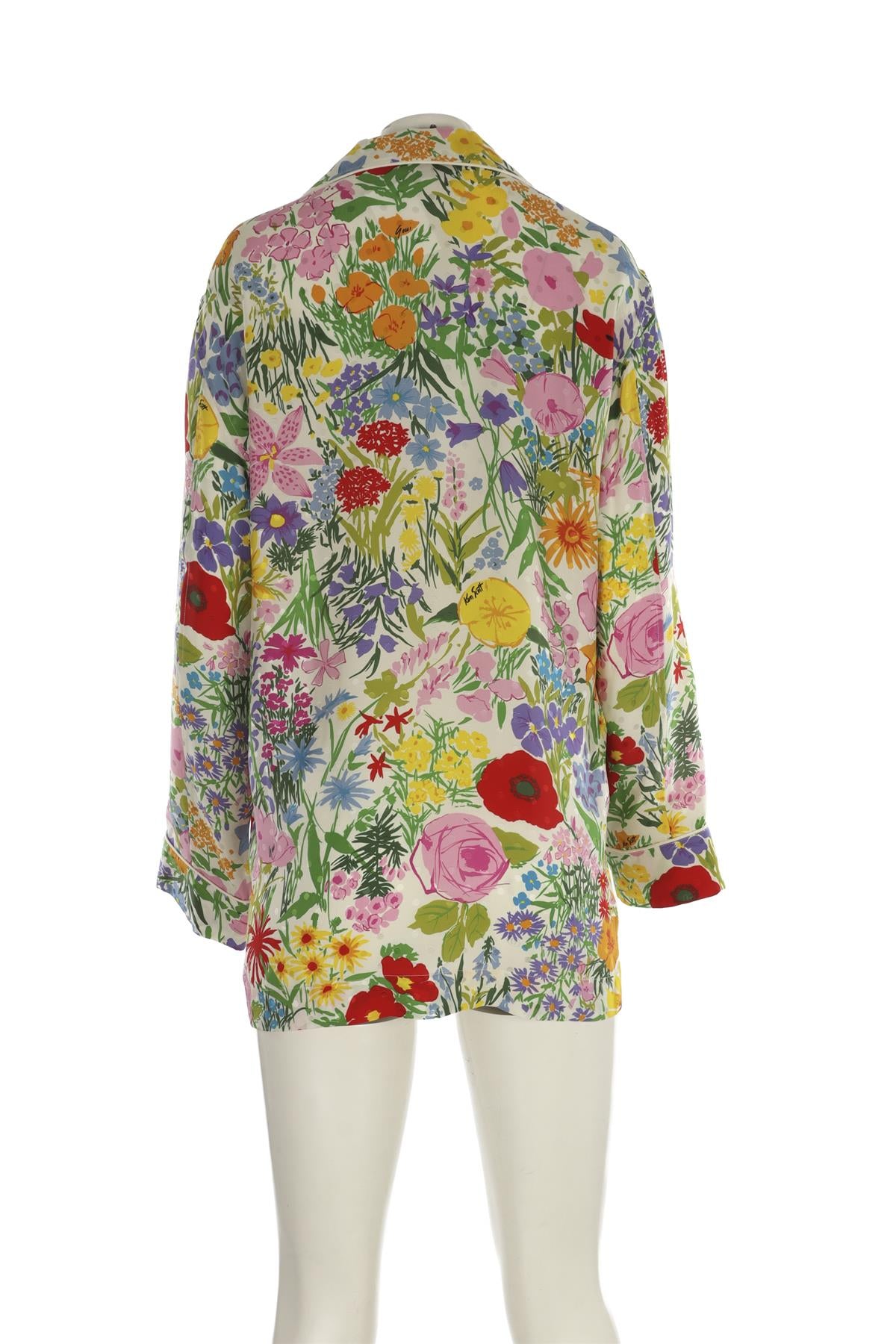 GUCCI + KEN SCOTT MULTI SILK SHIRT SMALL