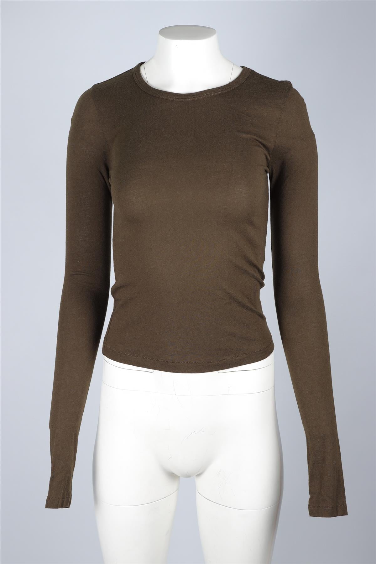 ETERNE GREEN COTTON TOP XSMALL