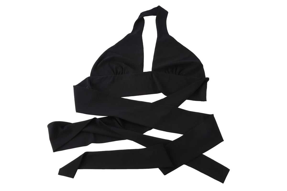 MAGDA BUTRIM BLACK BIKINI TOP UK 10