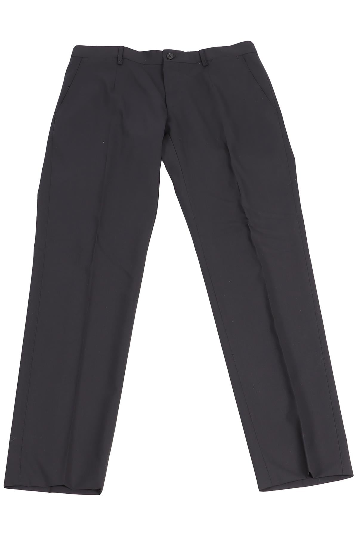 DOLCE & GABBANA MEN'S WOOL BLEND STRAIGHT LEG PANTS IT 48 UK 32