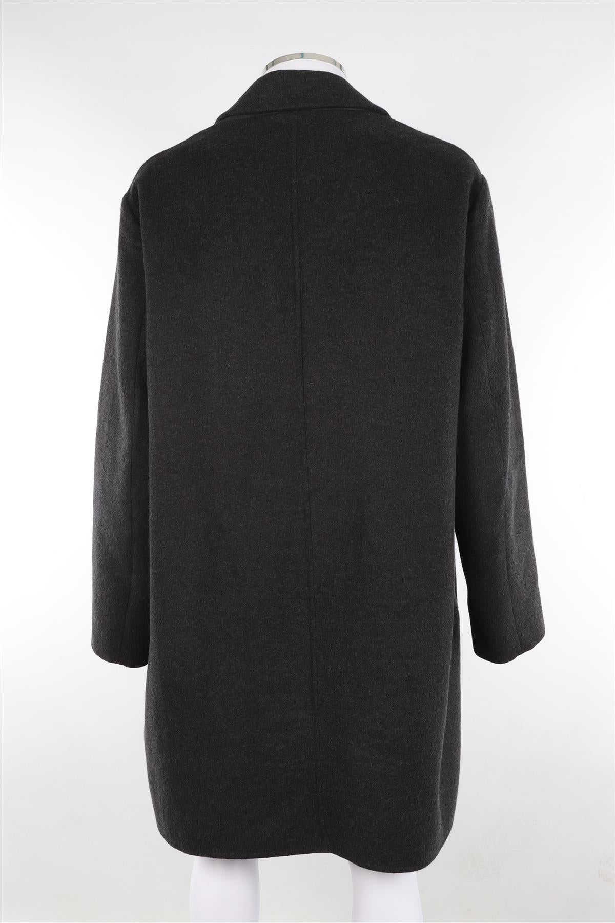 LORO PIANA GREY MEN'S CASHMERE COAT IT 56 UK/US 46