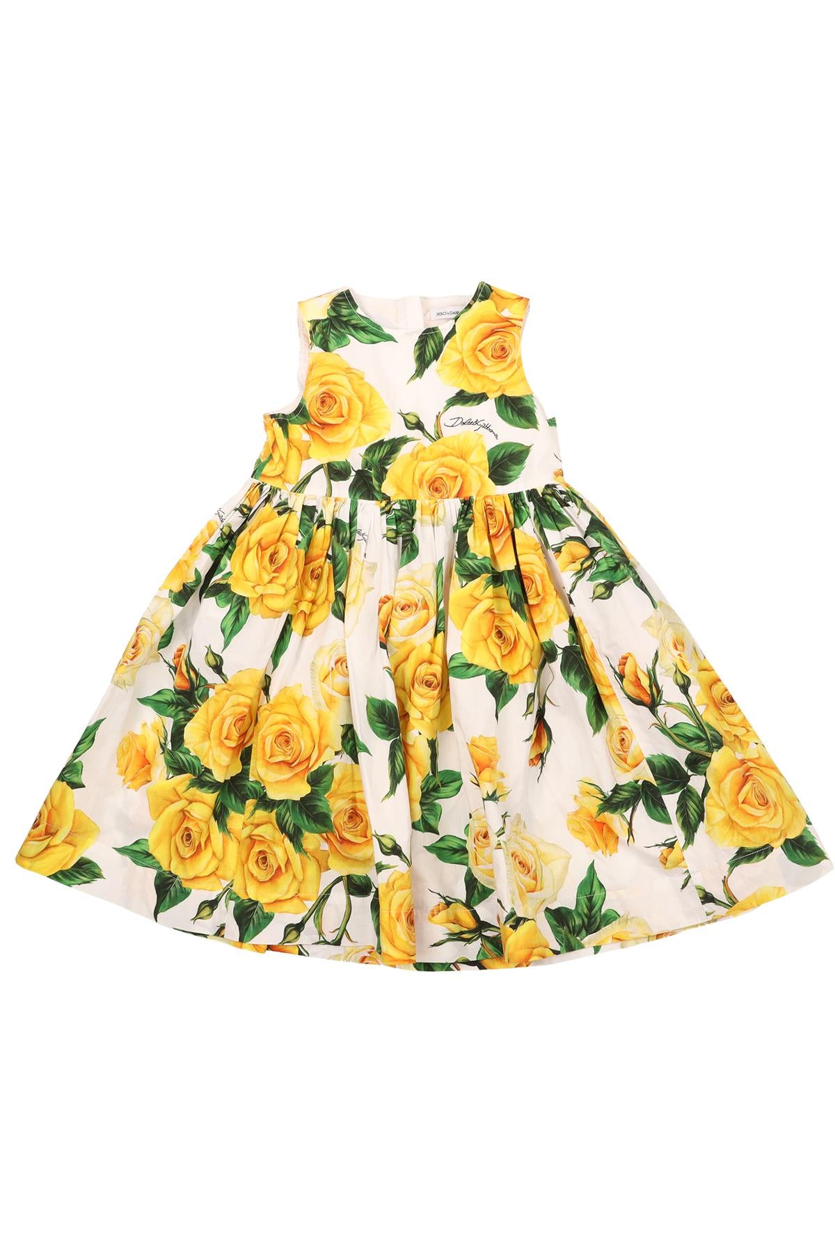 DOLCE & GABBANA MULTI KIDS GIRLS DRESS AND BLOOMERS 24-30 MONTHS