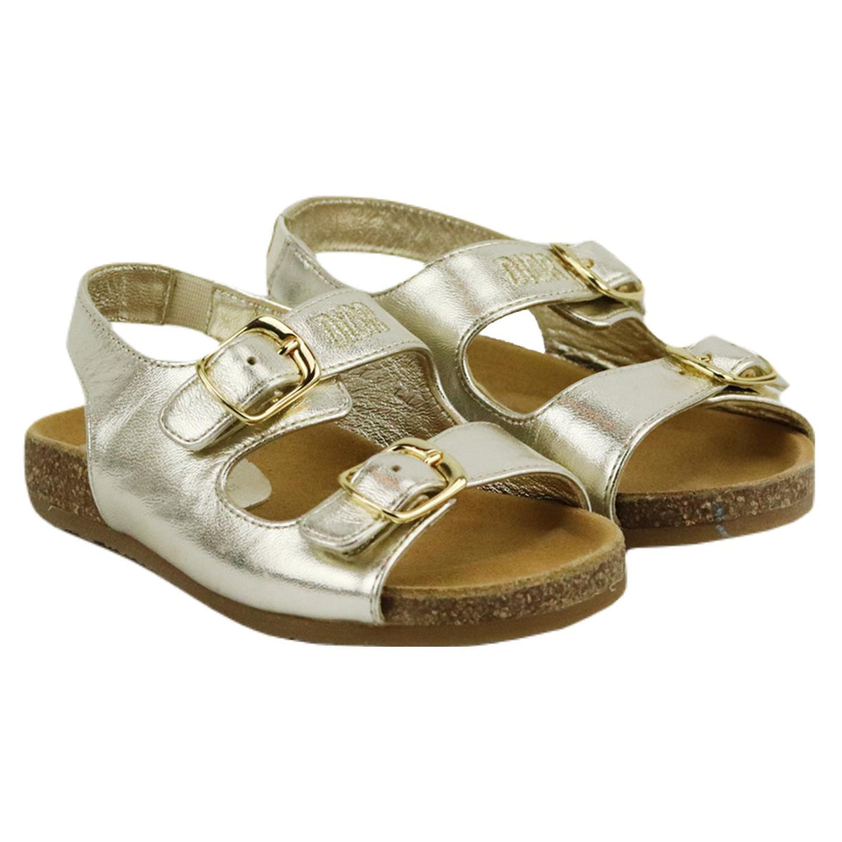 CHRISTIAN DIOR BABY GIRLS METALLIC LEATHER SANDALS EU 22 UK 5