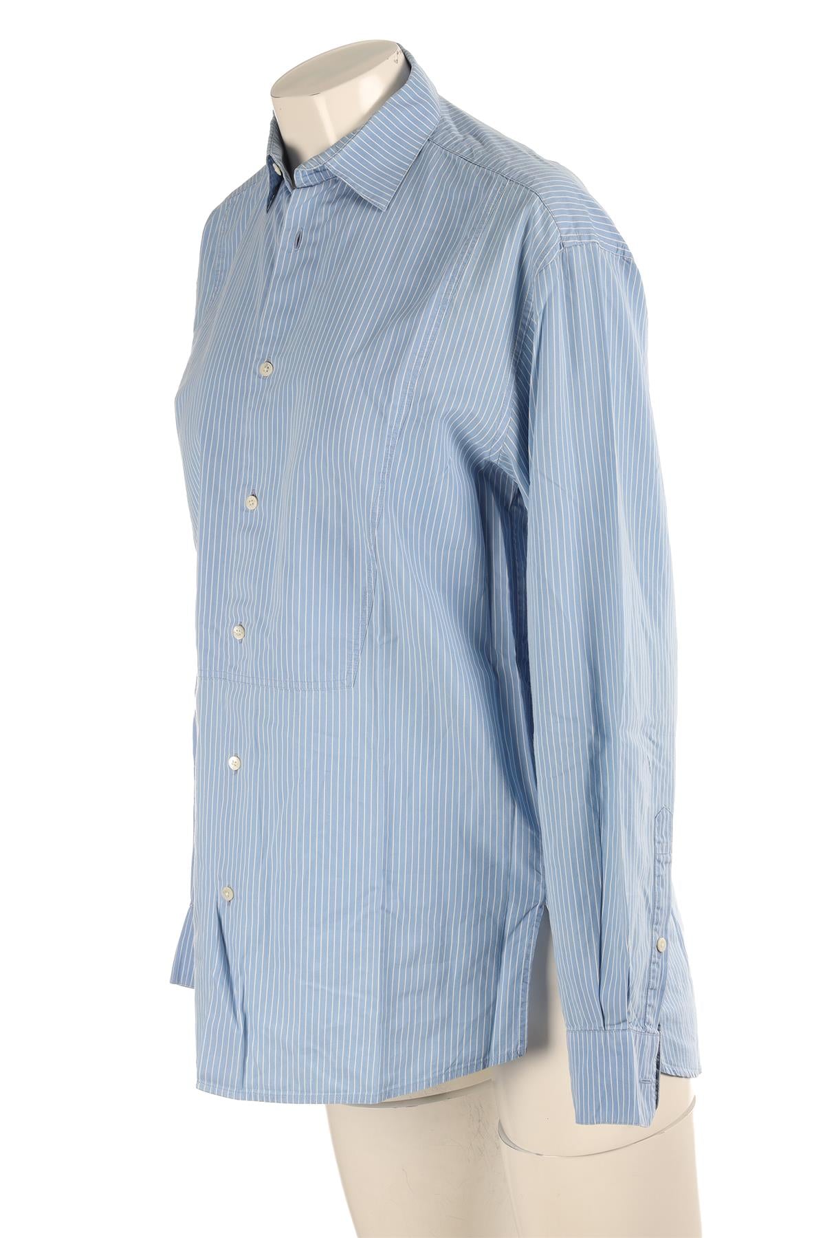 ALEX EAGLE BLUE COTTON SHIRT UK 10 US 6 FR 38