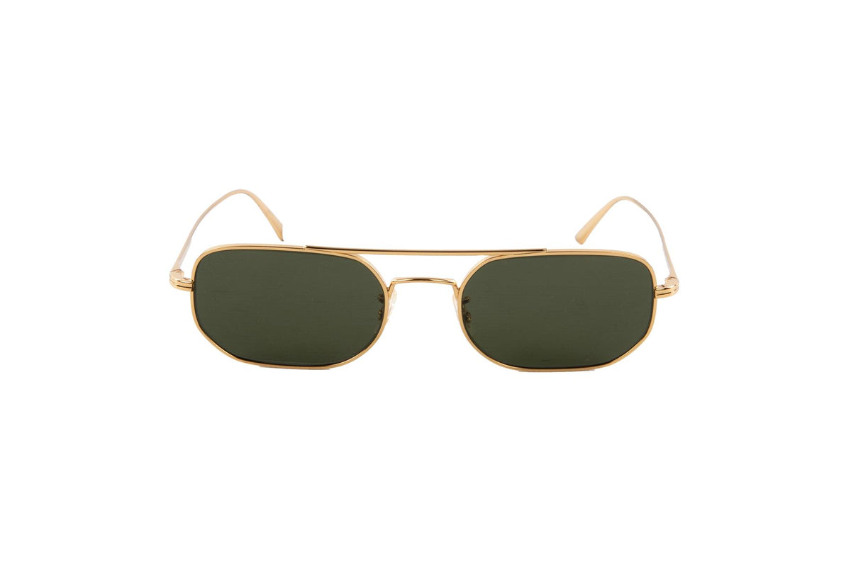 OLIVER PEOPLES + KHAITE GOLD 1989C GOLD TONE SUNGLASSES