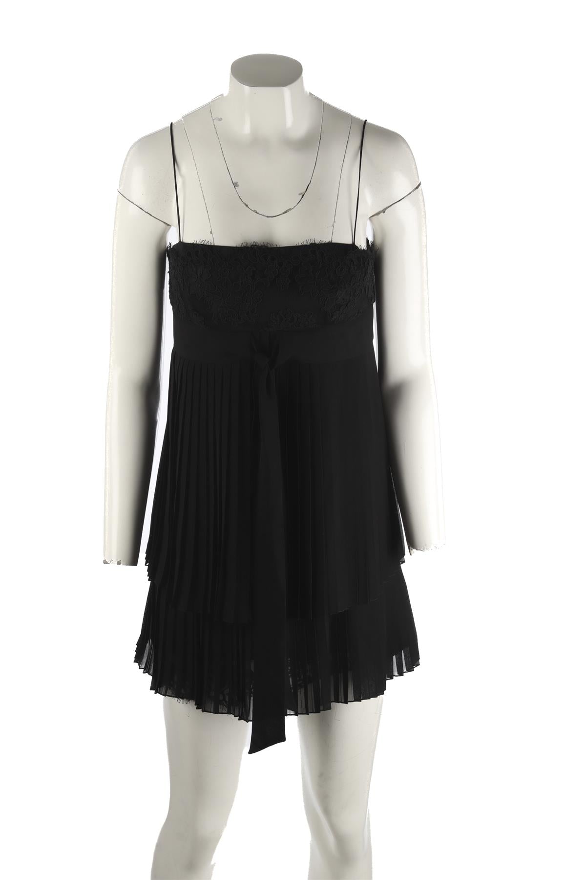 COLLETE DINNIGAN BLACK CREPE TOP SMALL