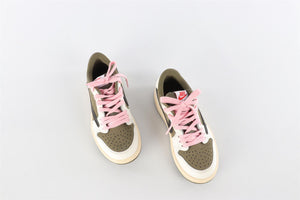 NIKE + TRAVIS SCOTT GIRLS AIR JORDAN REVERSE MEDIUM OLIVE SNEAKERS EU 29 UK 10.5 US 11.5