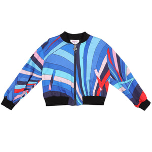 EMILIO PUCCI MULTI KIDS GIRLS JACKET 6 YEARS