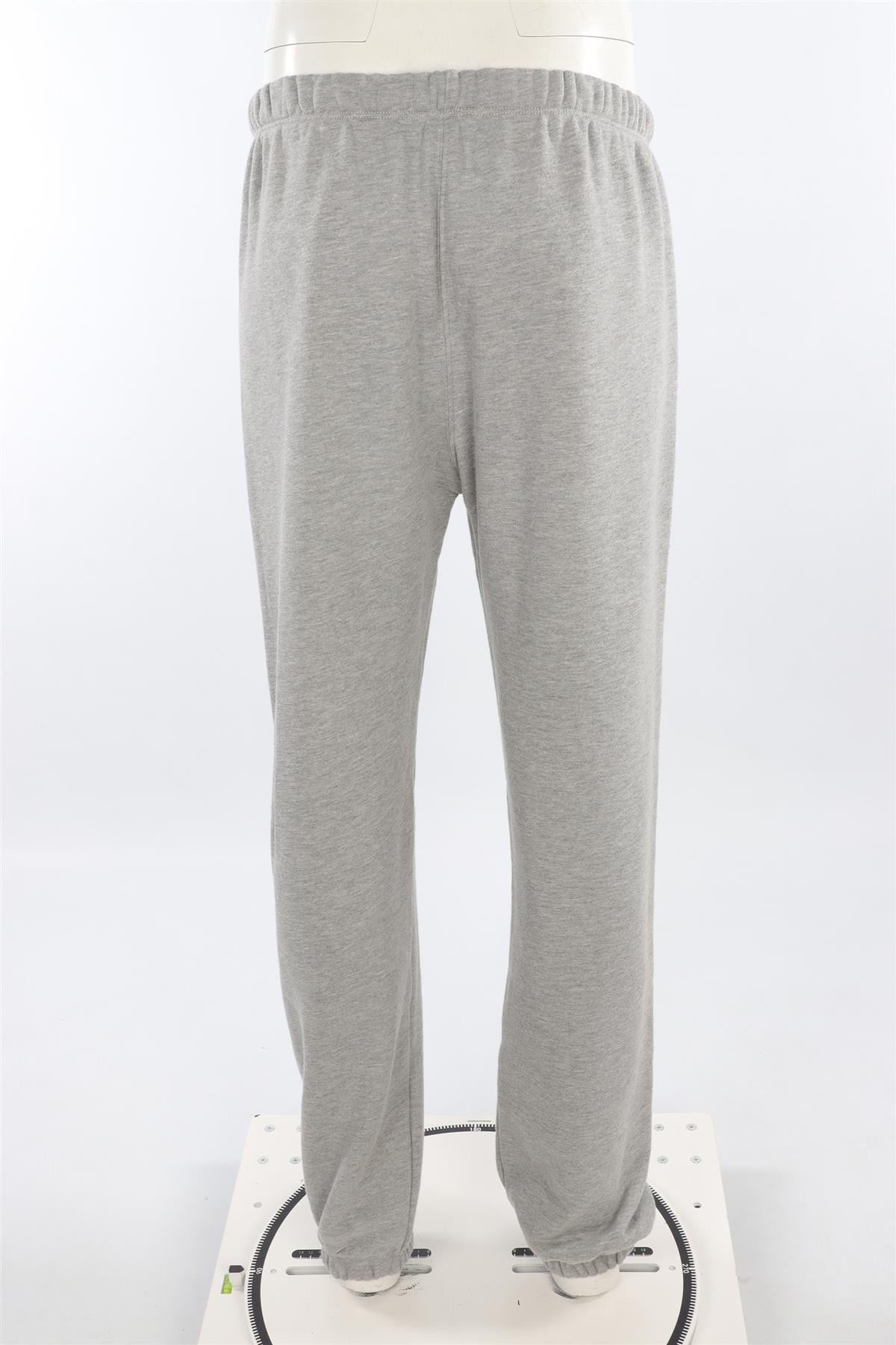ETERNE GREY COTTON TRACK PANTS LARGE