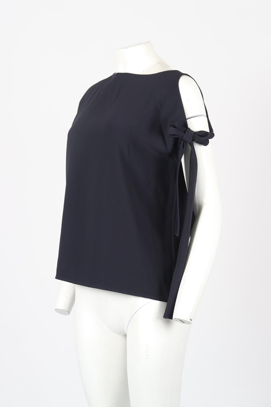 HELMUT LANG CREPE TOP SMALL
