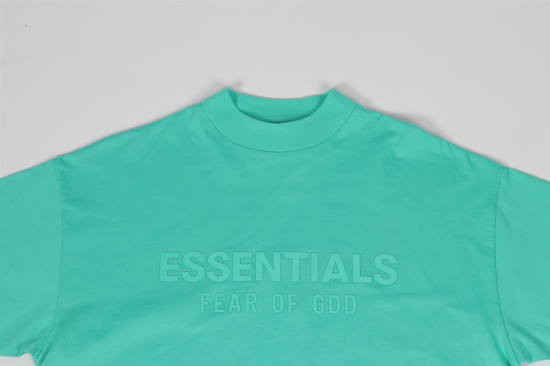 ESSENTIALS GREEN KIDS BOYS T-SHIRT 10 YEARS