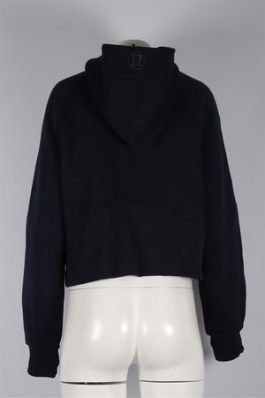 LULULEMON NAVY COTTON HOODIE MEDIUM/LARGE