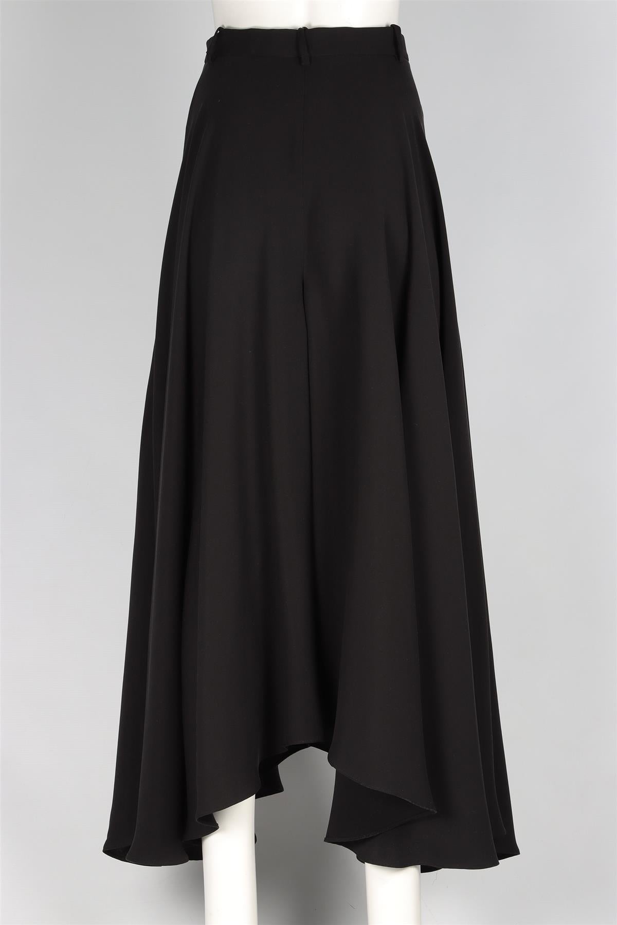 KHAITE BLACK SILK CULOTTES UK 10