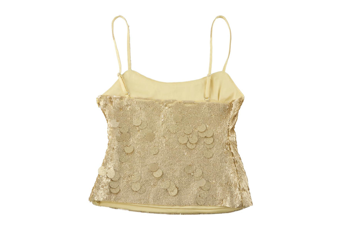 Gold Sequin Top