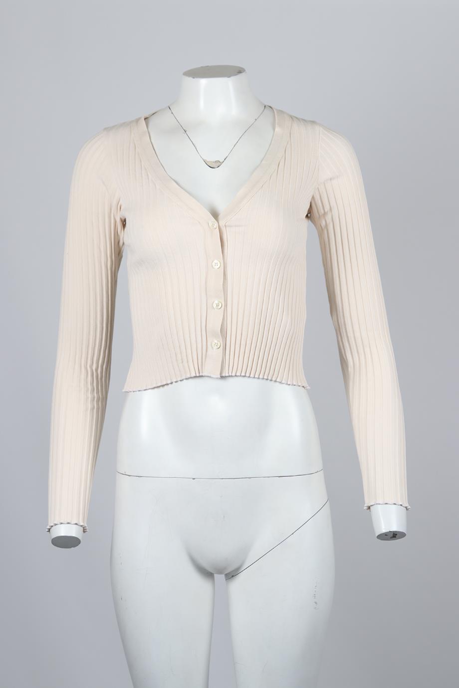 JOHN ELLIOTT COTTON BLEND CARDIGAN SMALL