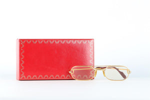 CARTIER GOLD MUST LOUIS GOLD PLATED GLASSES
