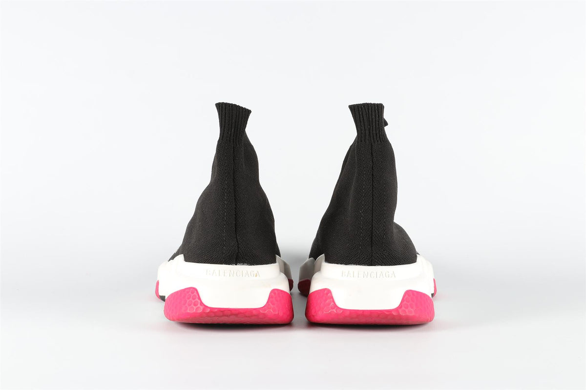 BALENCIAGA BLACK SPEED KNIT SNEAKERS EU 39 UK 6 US 9