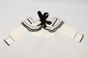 PROENZA SCHOULER WHITE WOVEN TOP US 2 UK 6
