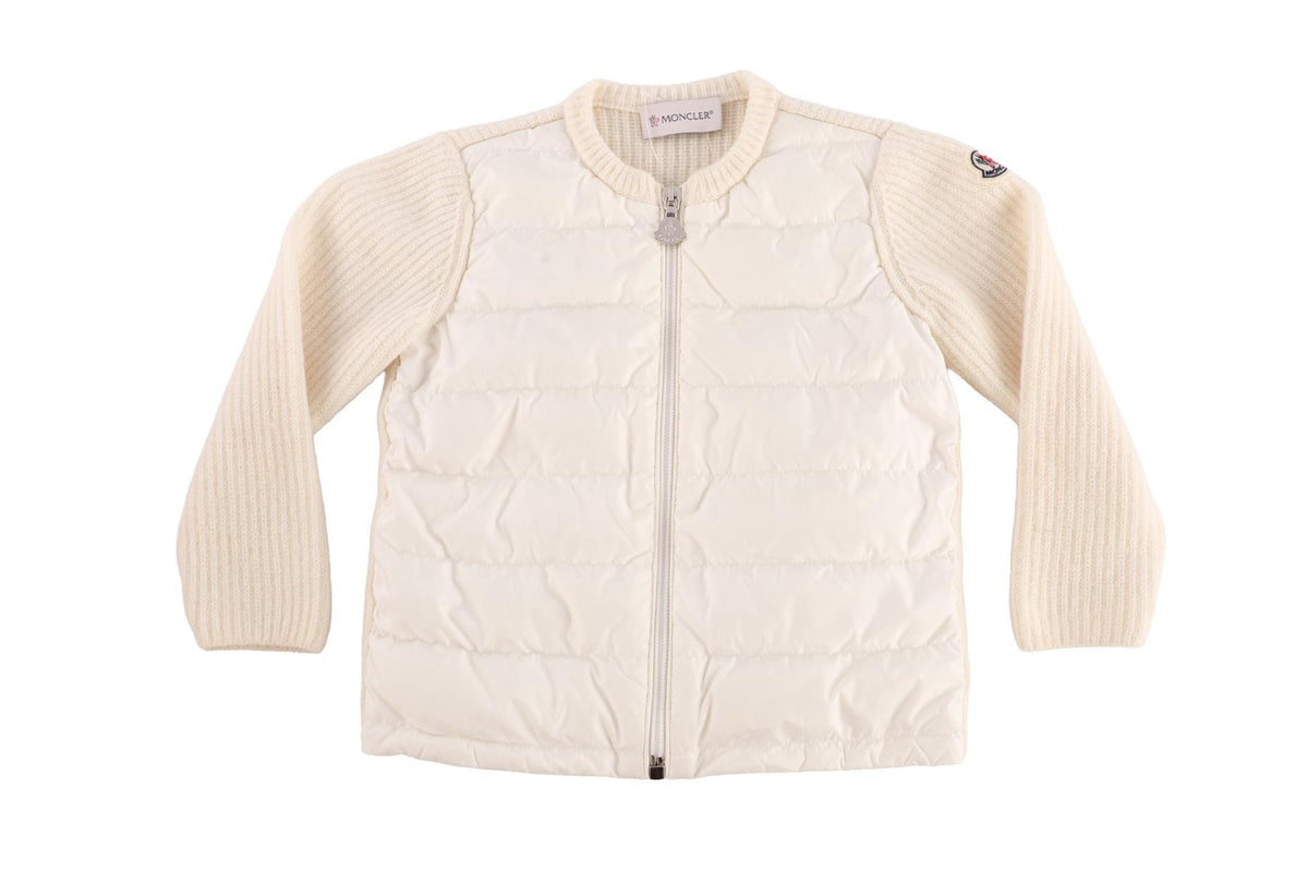 MONCLER IVORY KIDS GIRLS JACKET 2 YEARS