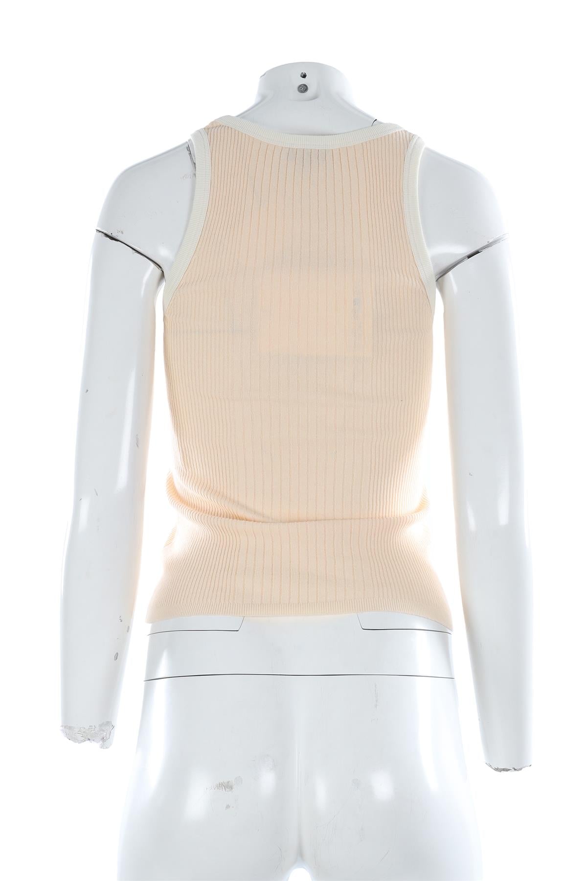 CHANEL PEACH 2025 COTTON TOP FR 34