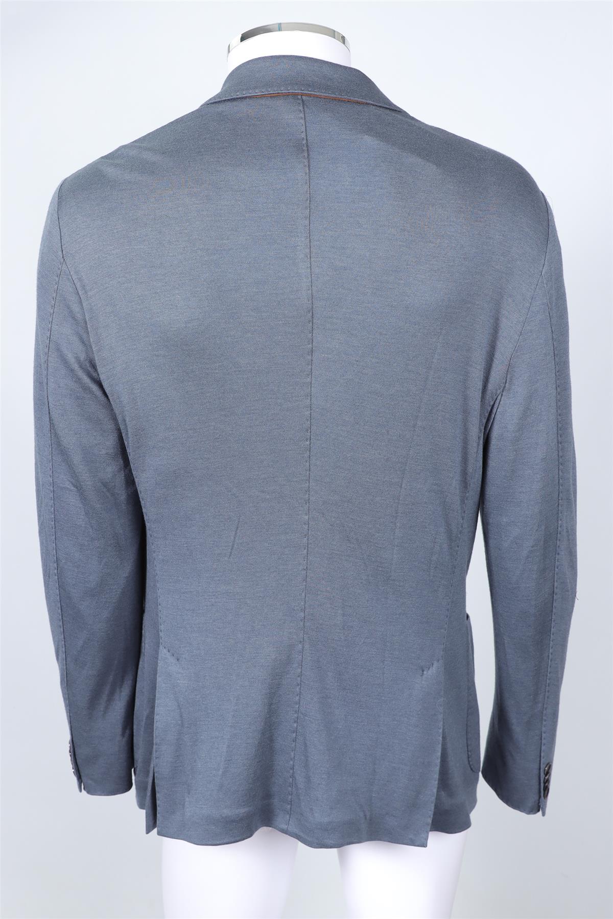 LORO PIANA BLUE MEN'S CASHMERE BLAZER IT 56 UK 46