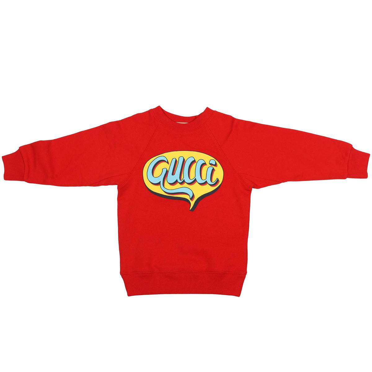 GUCCI RED KIDS BOYS COTTON SWEATSHIRT 24 MONTHS