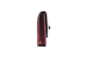 BVLGARI RED LIZARD CLUTCH