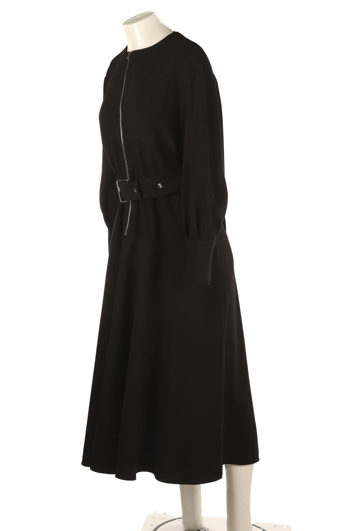 PROENZA SCHOULER BLACK CREPE MAXI DRESS US 10 UK 14