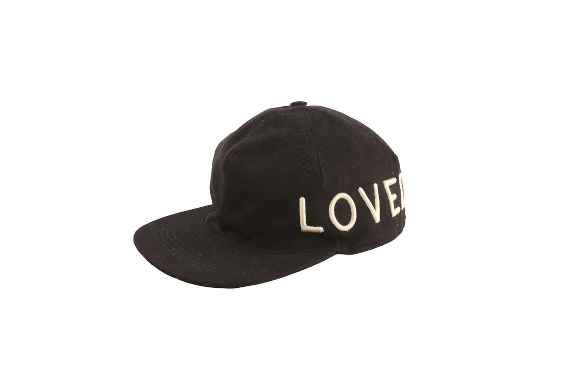 GUCCI BLACK COTTON BASEBALL CAP LARGE