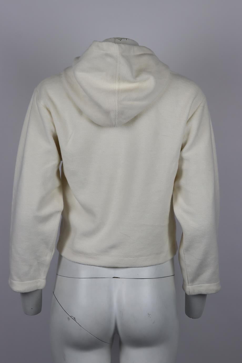NINETY PERCENT COTTON FLEECE HOODIE XSMALL