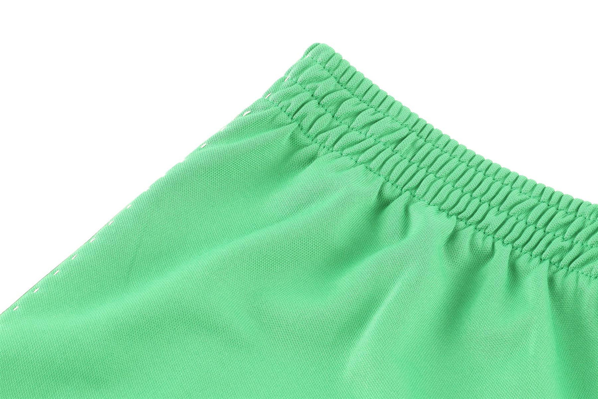 RE/DONE GREEN JERSEY SHORTS SMALL