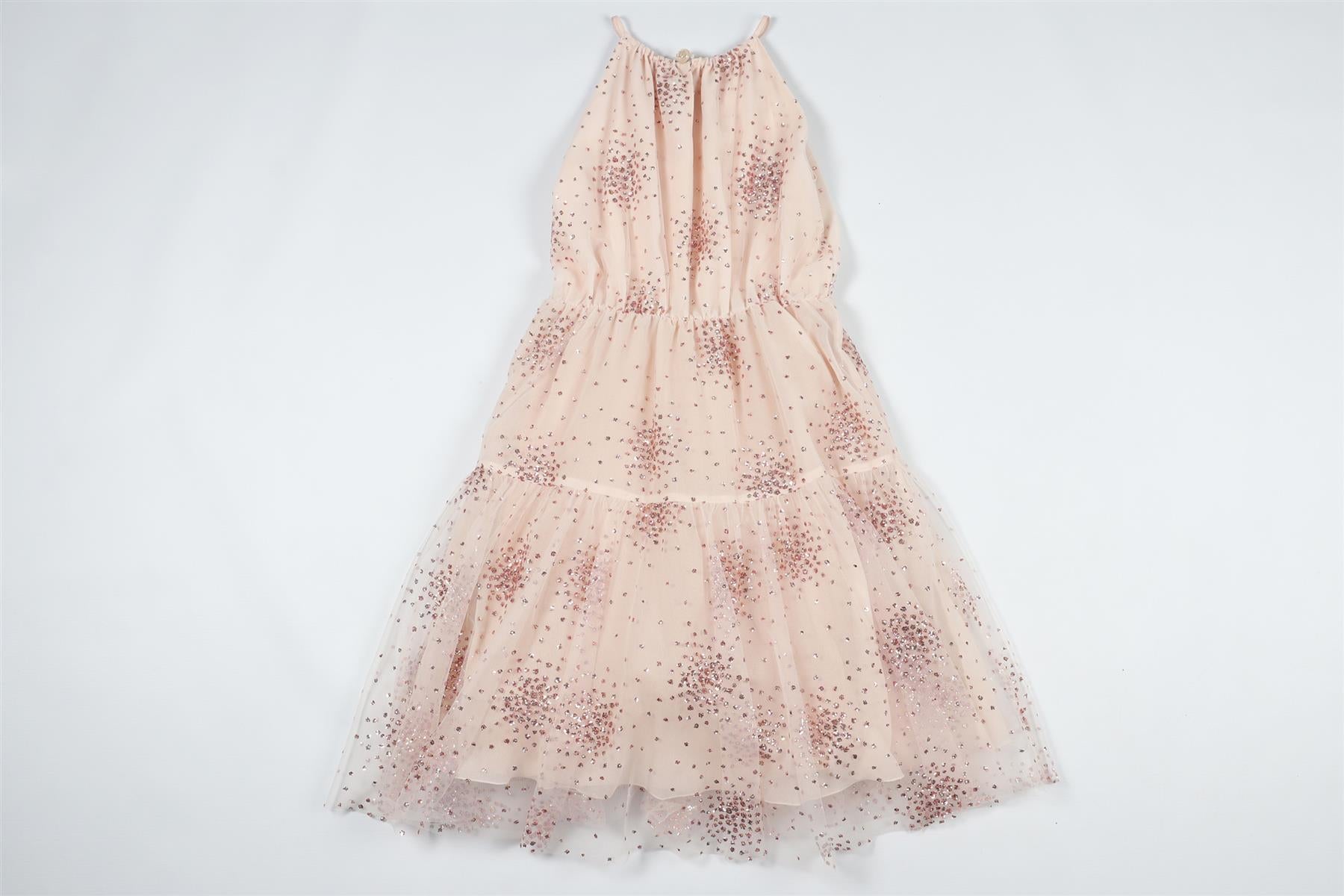 CHRISTIAN DIOR CRYSTAL PINK KIDS GIRLS DRESS 8 YEARS