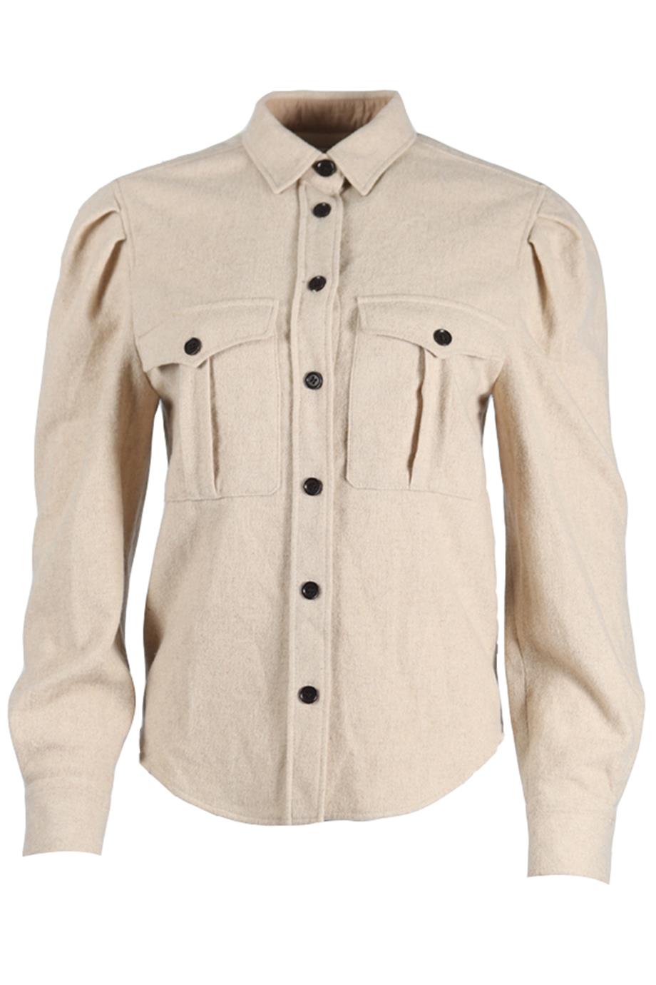 ISABEL MARANT ÉTOILE WOOL BLEND SHIRT FR 34 UK 6