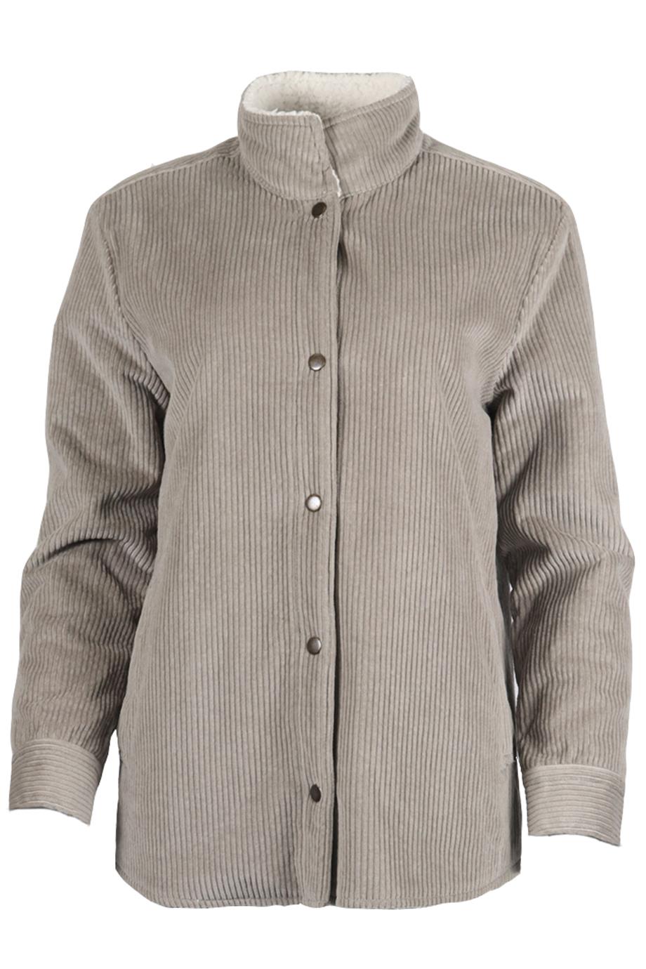 JAMES PERSE FLEECE AND CORDUROY JACKET US 2 UK 6