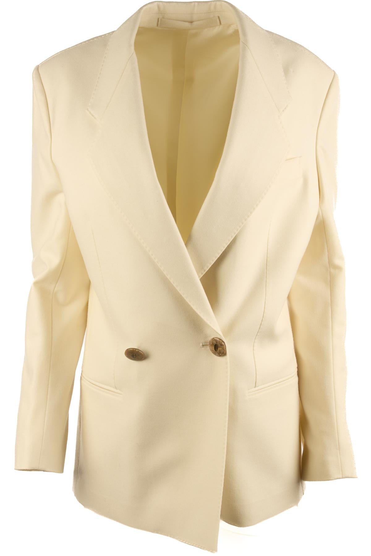 GIULIVA HERITAGE CREAM WOOL BLAZER IT 40 UK 8