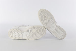 NIKE WHITE LEATHER TRAINERS EU 38 UK 5 US 8