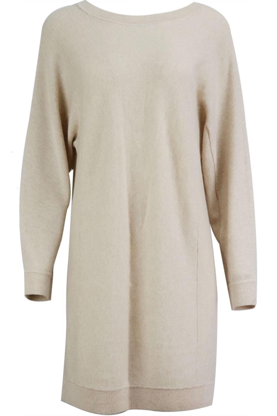 VINCE WOOL AND CASHMERE BLEND DRESS LARGE