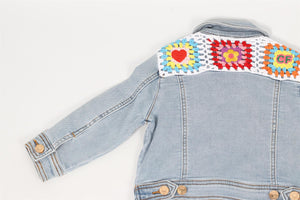 CHIARA FERRAGNI BLUE KIDS GIRLS DENIM JACKET 2 YEARS