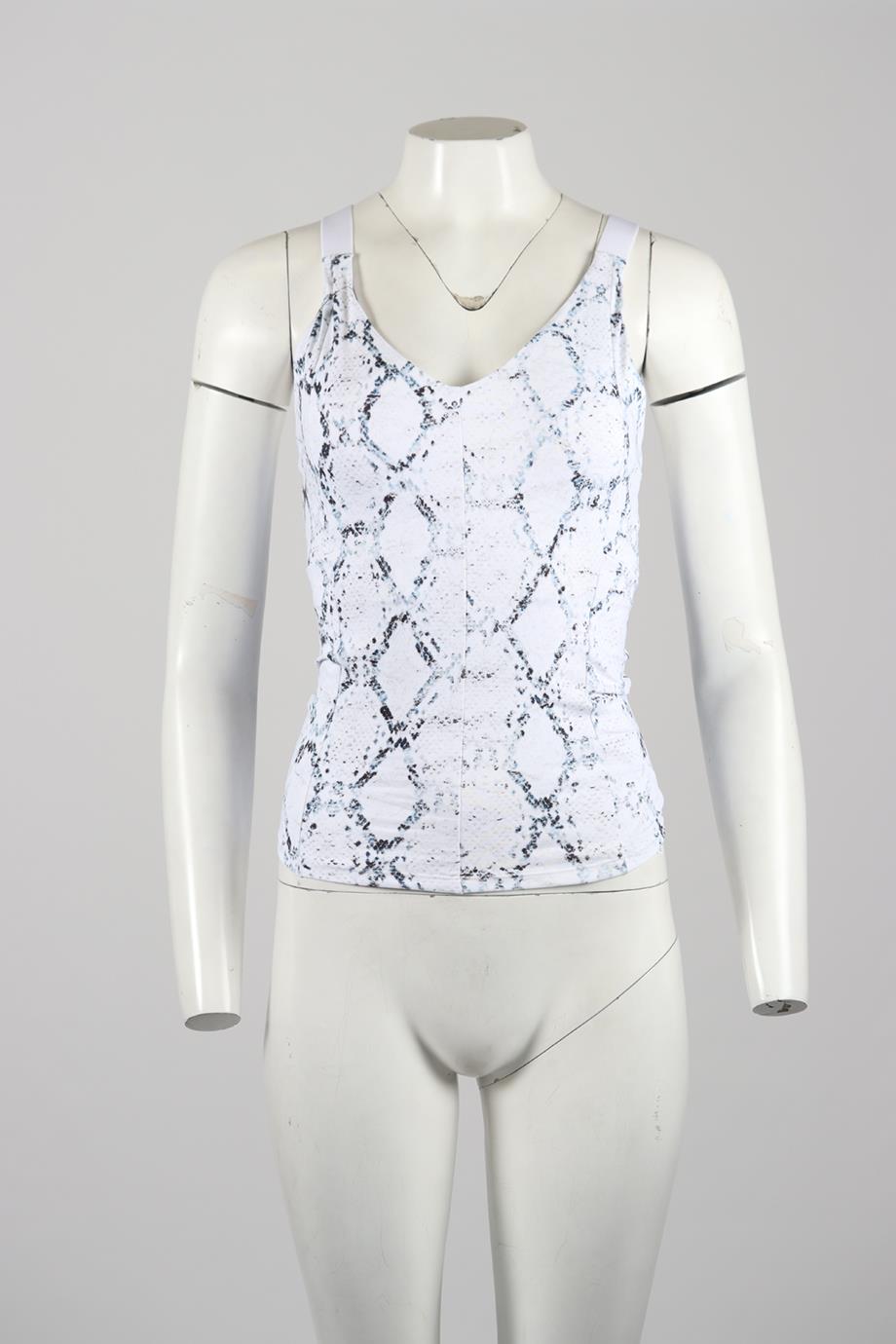 VARLEY PRINTED STRETCH JERSEY TOP MEDIUM