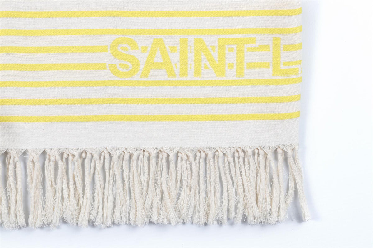 SAINT LAURENT YELLOW TOWEL