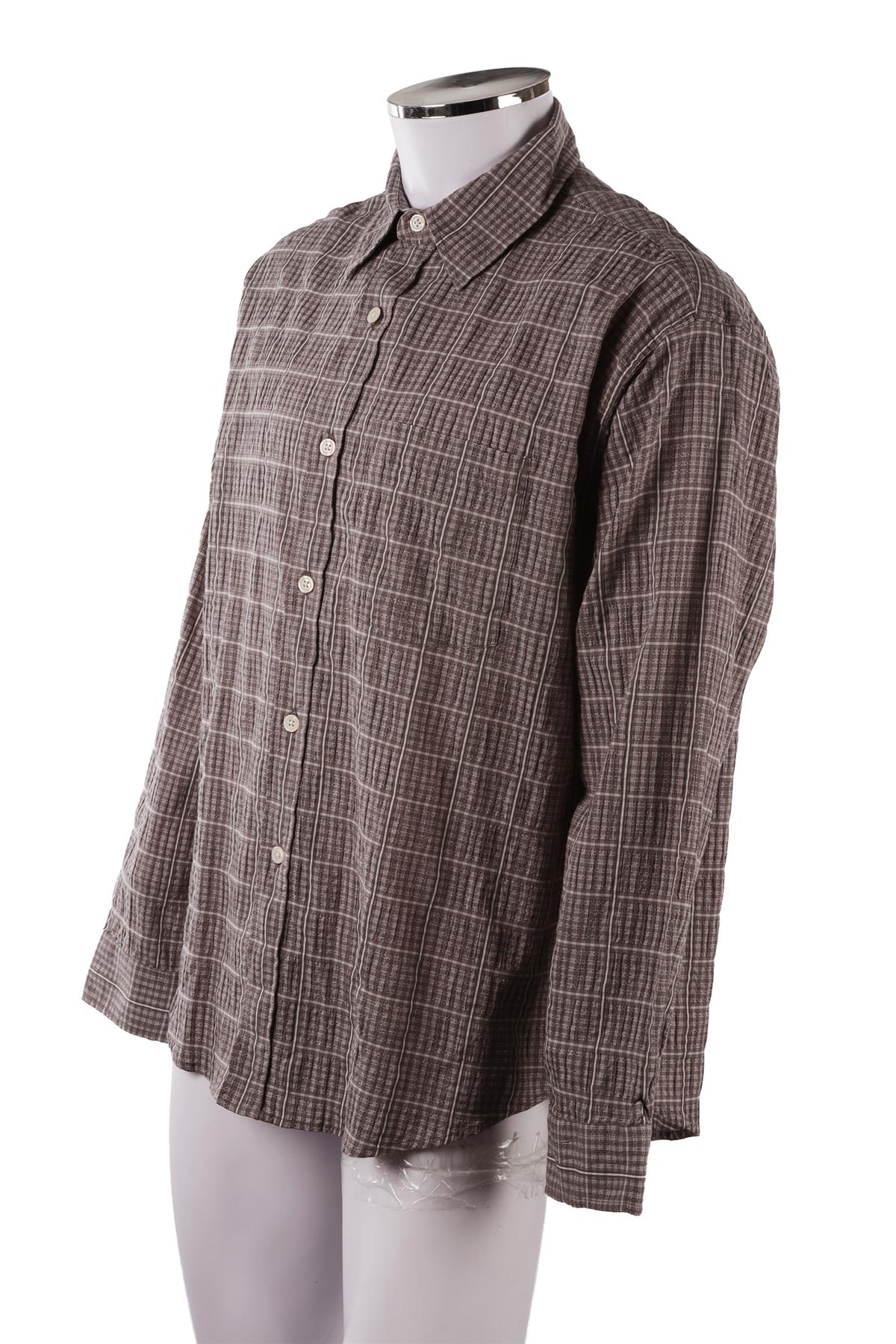 GREY MEN'S COTTON SHIRT