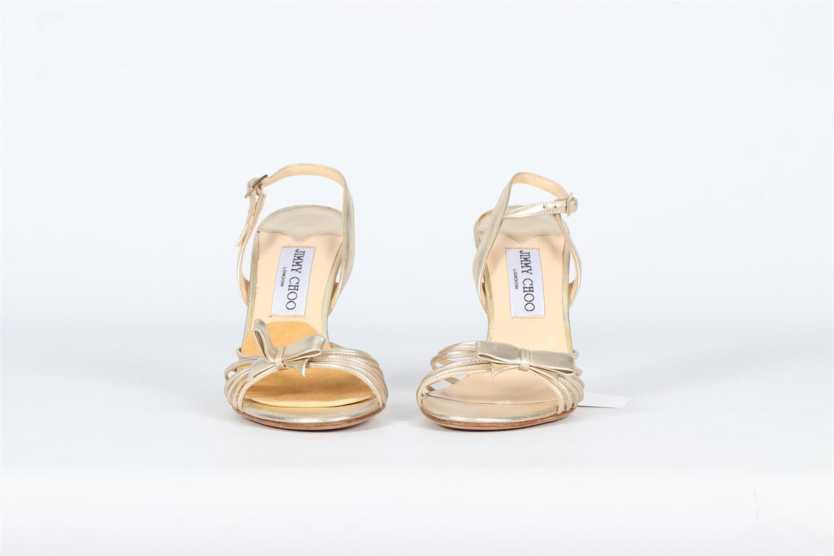 JIMMY CHOO LEATHER SANDALS EU 36.5 UK 3.5 US 6.5