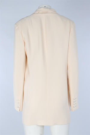 GUCCI CREAM SILK BLAZER IT 46 UK 14